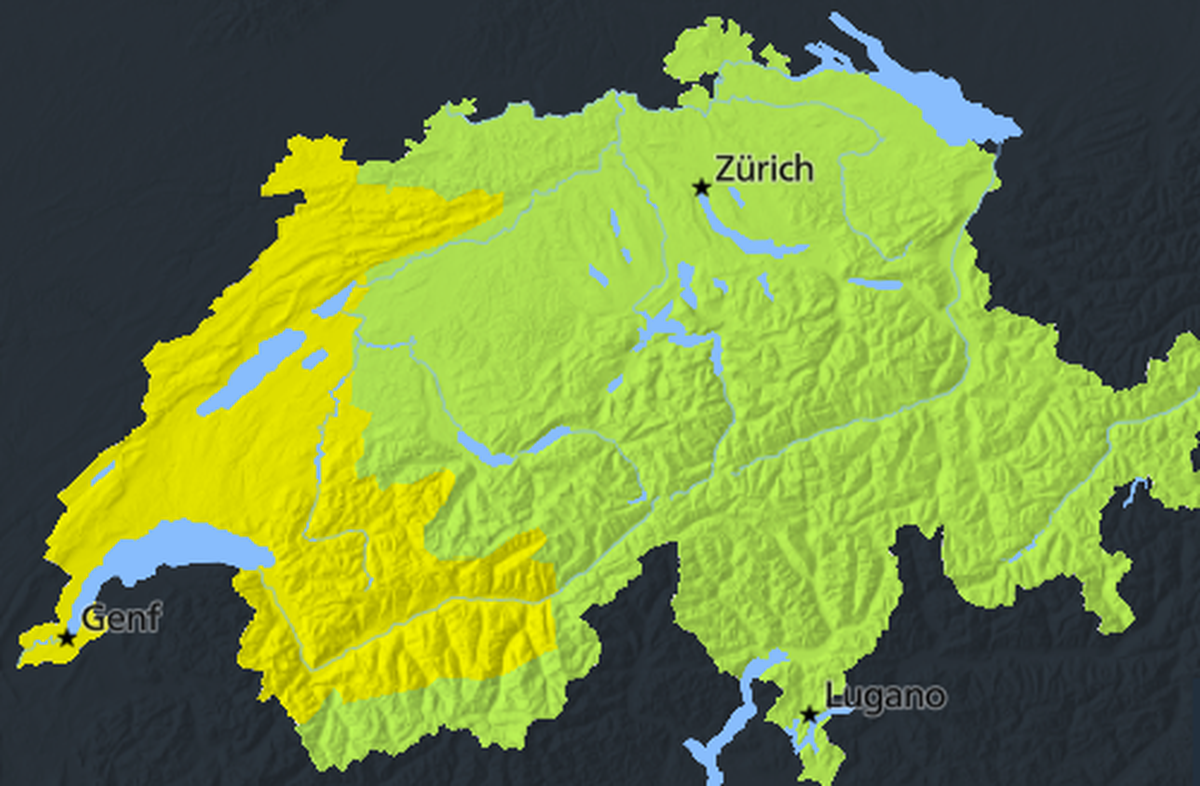 Schnee und Glatteiswarnung Schweiz 20.11.2025