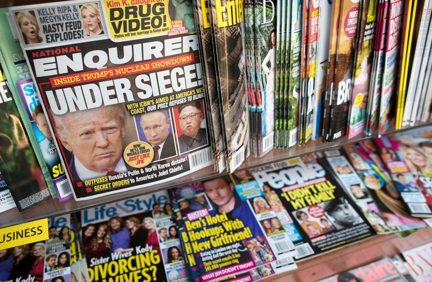 Der Skandal-Verleger und Donald Trumps schmutzige Geheimnisse
