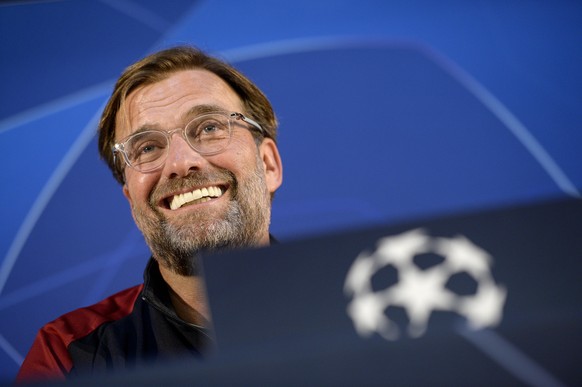 epa07510744 Liverpool FC&#039;s head coach Juergen Klopp attends a press conference at Dragao Stadium in Porto, Portugal, 16 April 2019. Liverpool FC will face FC Porto in their UEFA Champions League  ...