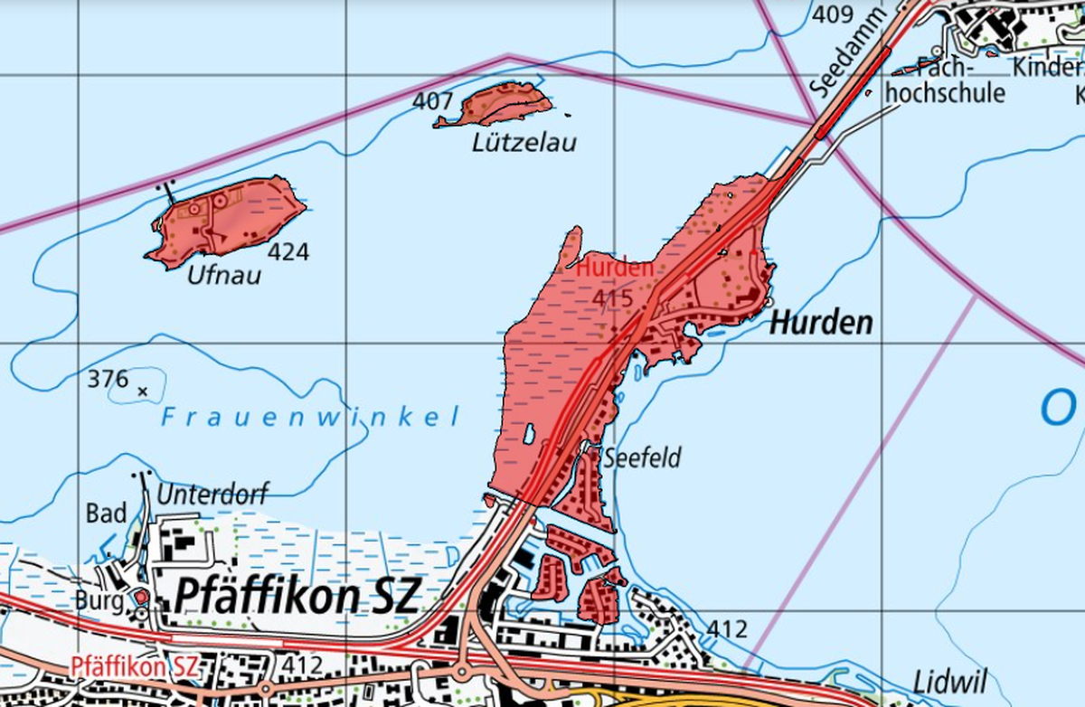 Hurden Inseln Schweiz