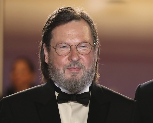 FILE - Director Lars von Trier appears at the premiere of the film &quot;The House That Jack Built&quot; at the 71st international film festival, Cannes, southern France, on May 14, 2018. Von Trier, k ...
