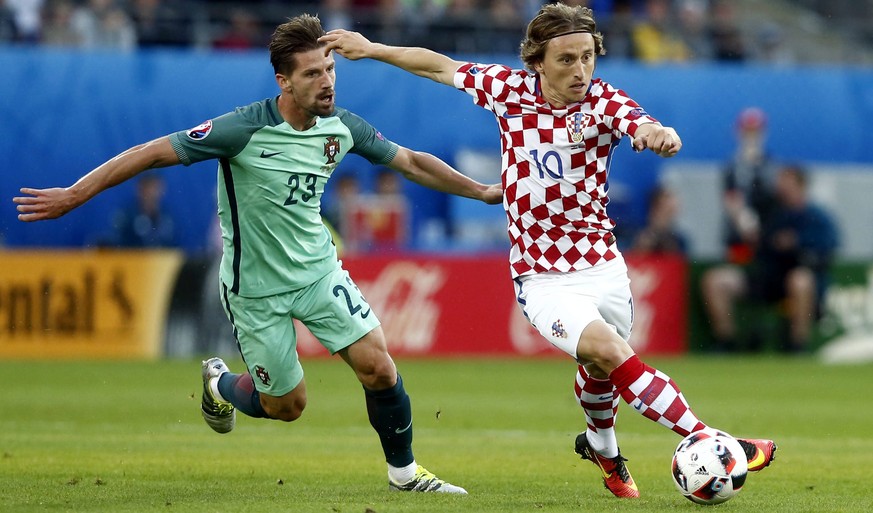 Adrien Silva hatte einen Job: Luka Modric abzumelden. Und das machte er hervorragend.