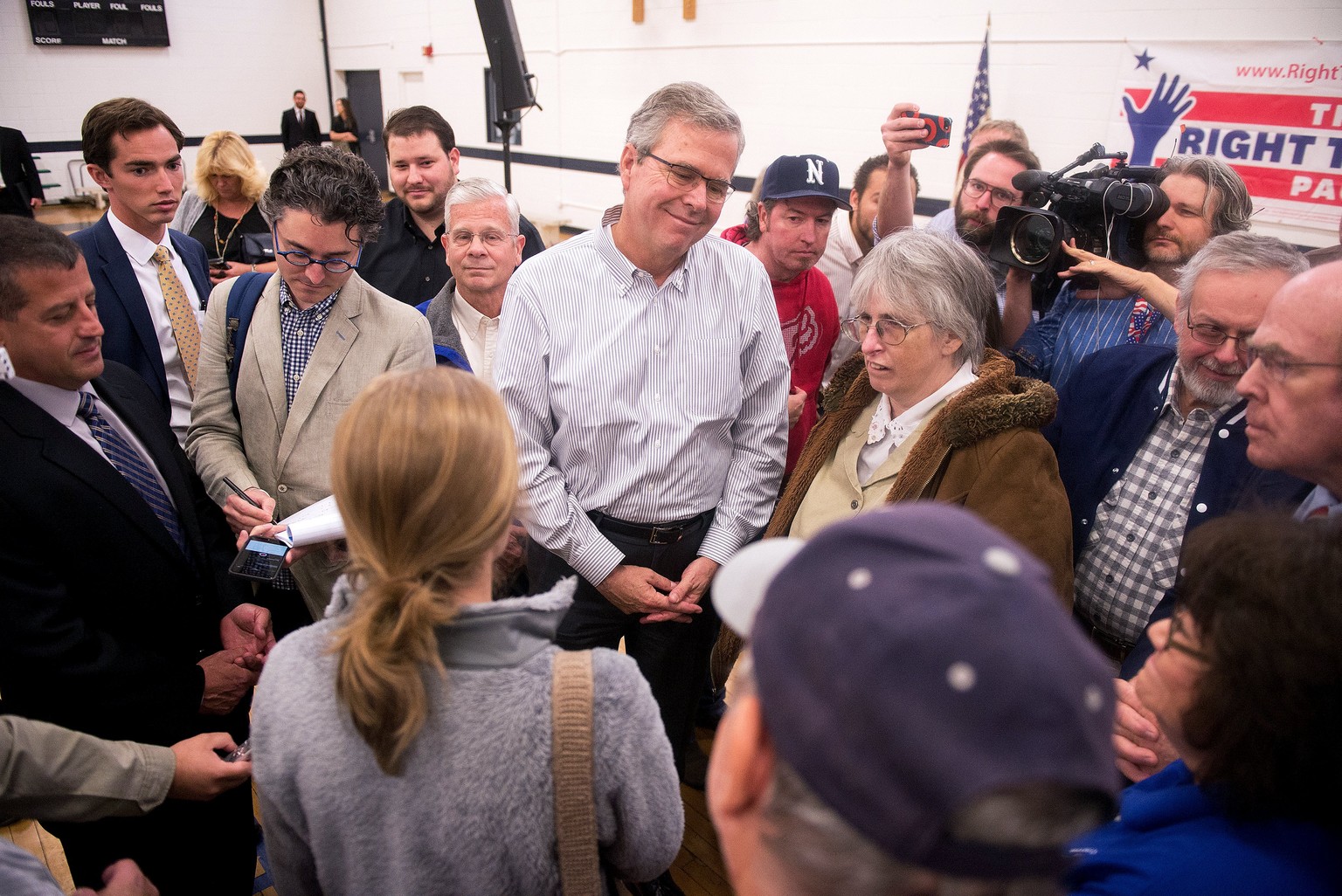 Jeb Bush an einer Veranstaltung am Mittwoch.