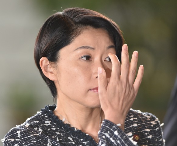 Yuko Obuchi, neue Ministerin für Wirtschaft, Handel und Industrie im Kabinett Abes.