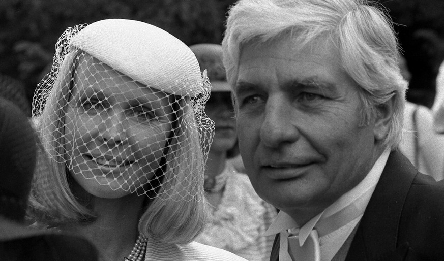 Sachs mit Ehefrau Mirja 1984.