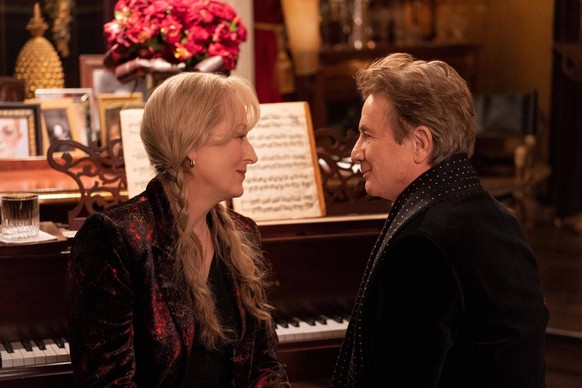 Martin Short, Meryl Streep, Only Murders in the Building Season 3 2023. Photo credit: Patrick Harbron/Hulu PUBLICATIONxINxGERxSUIxAUTxONLY Copyright: xx 34567-001THA The Hollywood Archive