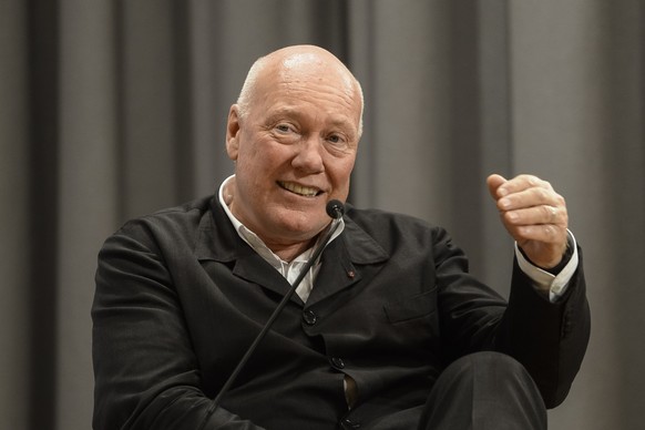 Jean-Claude Biver, Chairman Hublot, speaks during a panel session of the Open Forum on the sideline of the 44th Annual Meeting of the World Economic Forum, WEF, in Davos, Switzerland, Friday, January 24, 2014. The overarching theme of the Meeting, which will take place from 22 to 25 January, is "The Reshaping of the World: Consequences for Society, Politics and Business". (KEYSTONE/Jean-Christophe Bott)
