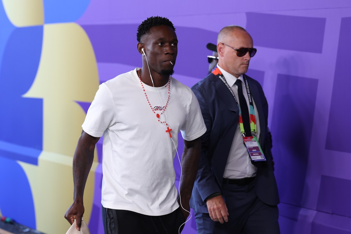 United States' Folarin Balogun arrives for the World Cup round of 16 soccer match between the United States and Belgium in Seattle, Monday, July 6, 2026. (AP Photo/Maddy Grassy)
Folarin Balogu
