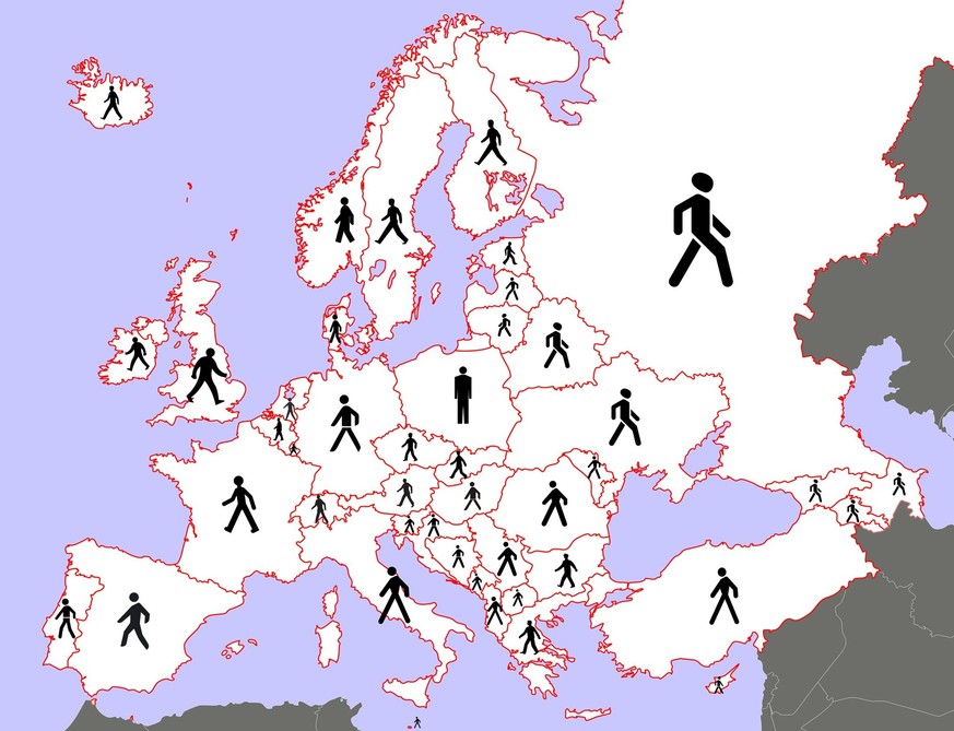 Terrible Maps: Fussgänger in Europa
https://twitter.com/TerribleMaps/status/1583201672397889536/photo/1