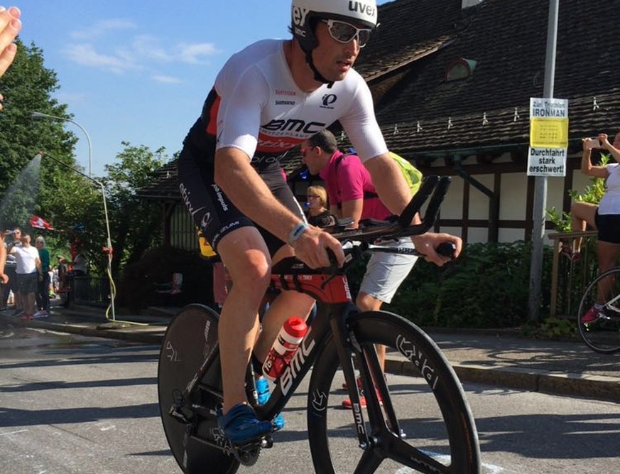 Schildknecht auf der 180 km langen Radstrecke.