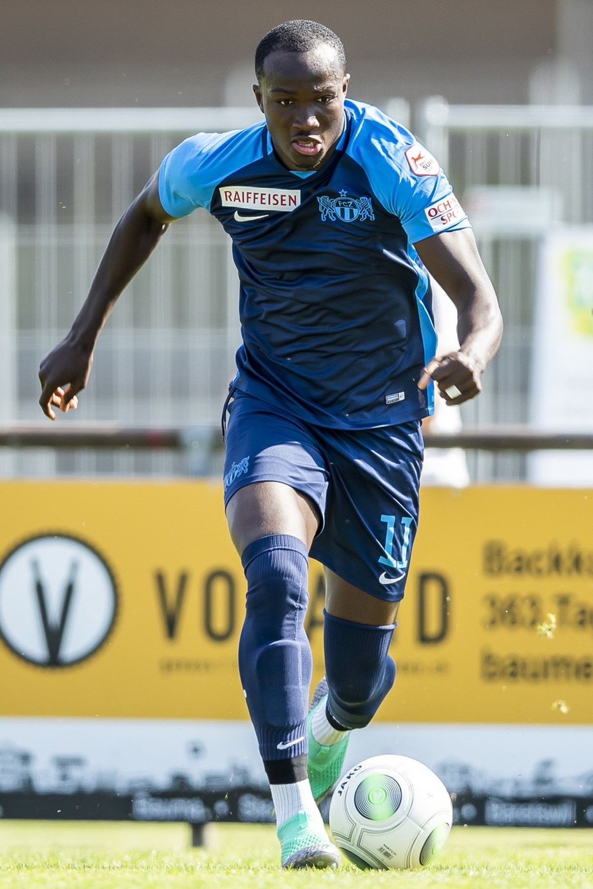 Raphael Dwamena, ancien pensionnaire du FC Zurich, est mort le 11 novembre.(KEYSTONE/Christian Merz).