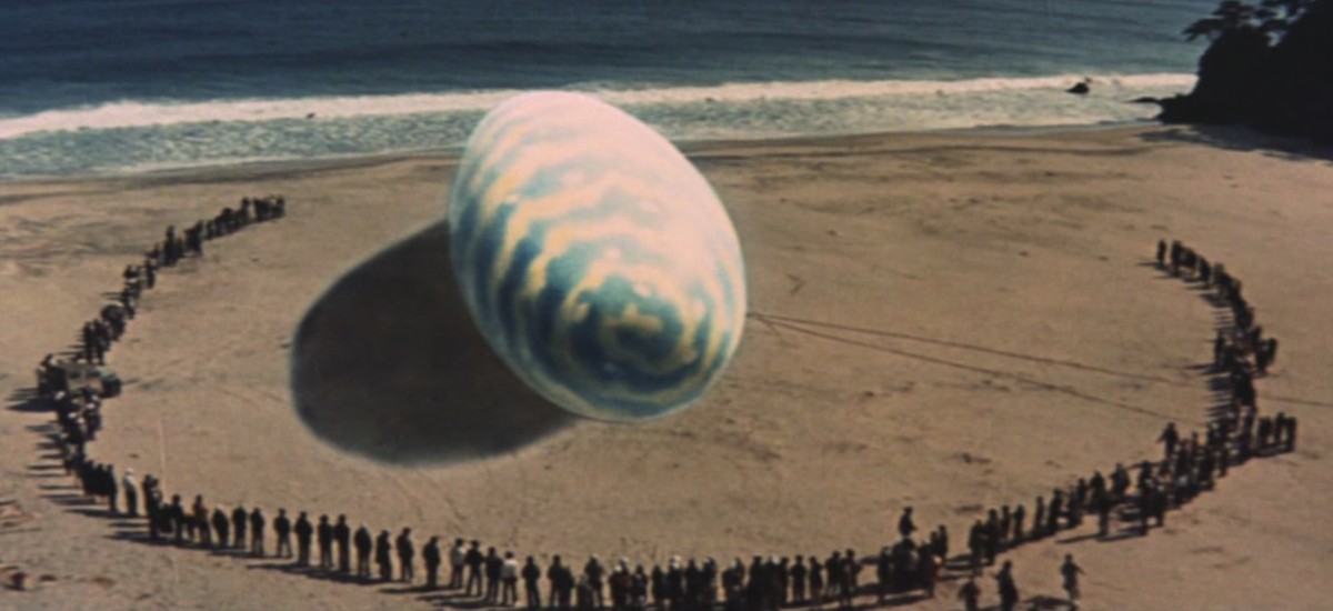 L'œuf de Mohtra dans Mothra vs. Godzilla (1964).