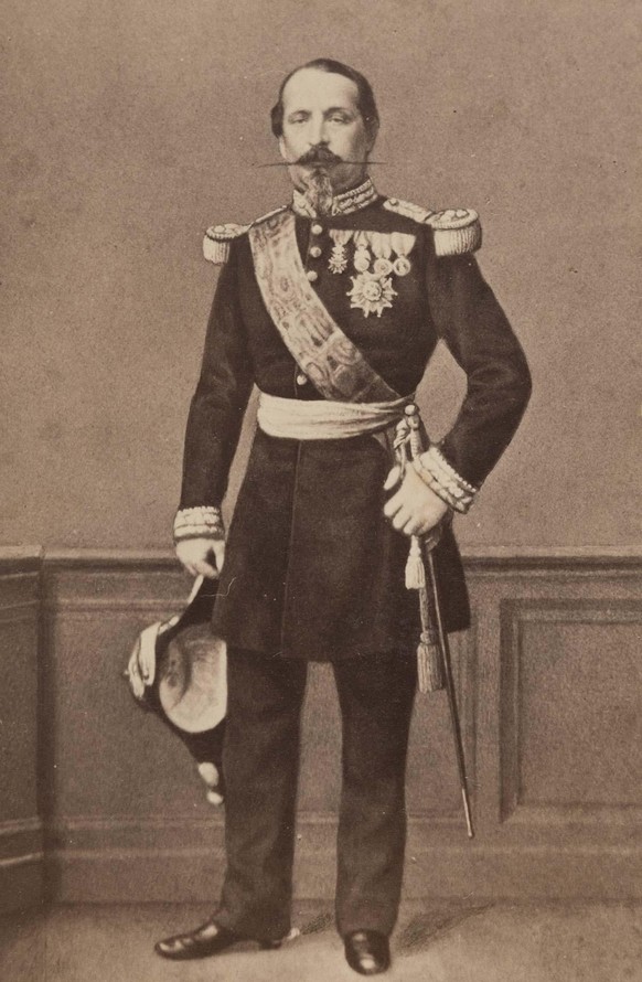Herrenporträt von Kaiser Napoleon III.
https://sammlung.nationalmuseum.ch/de/list?searchText=napoleon&amp;detailID=-684461&amp;offset=36
