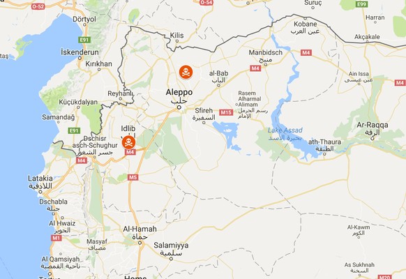 Googlemaps Giftgas Syrien