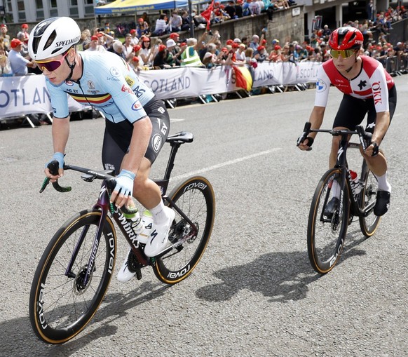 2023 UCI World Championships Cycling Glasgow - 13/08/2023 GLASGOW, UNITED KINGDOM - AUGUST 13 : Kopecky Lotte BEL women Road cycling, Rad, Radsport, Strasse elite during the 2023 UCI World Championshi ...