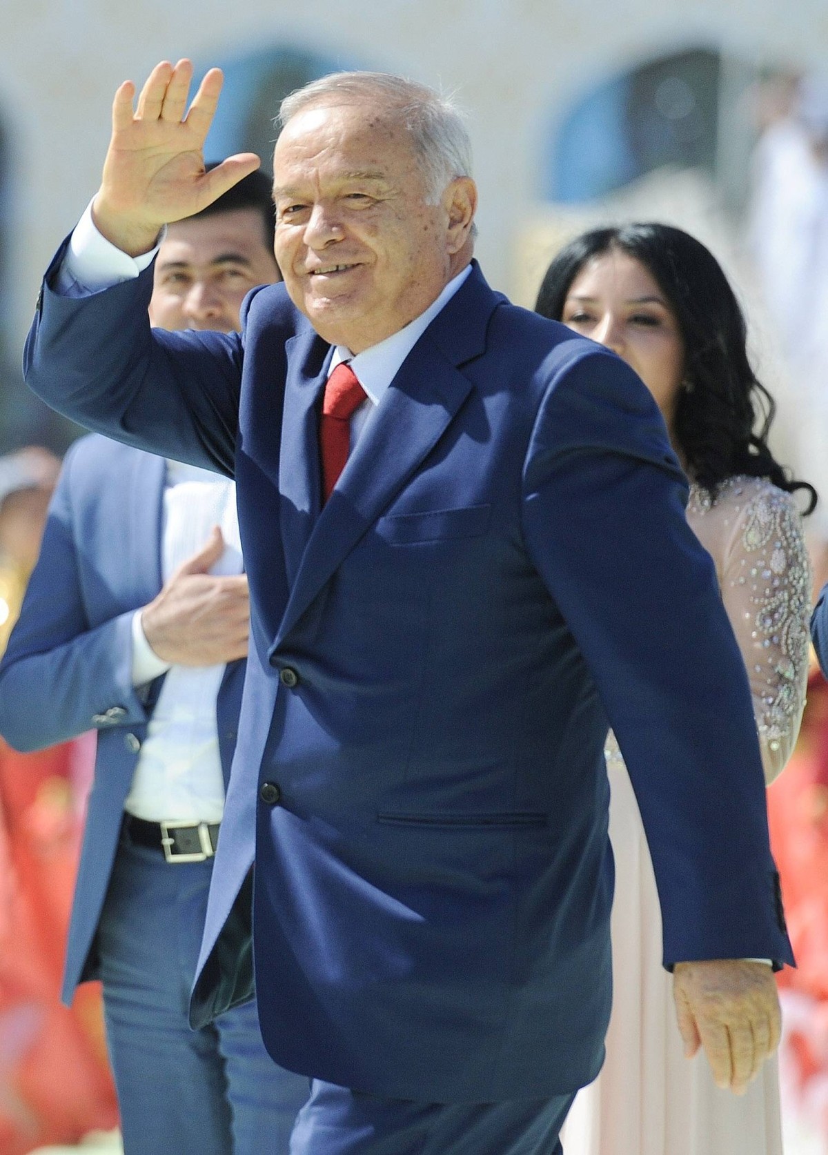 (160902) -- TASHKENT, Sept. 2, 2016 -- File photo taken on March 21, 2015 shows Uzbekistan s President Islam Karimov attending a celebration in Tashkent, Uzbekistan. Islam Karimov is in critical condi ...
