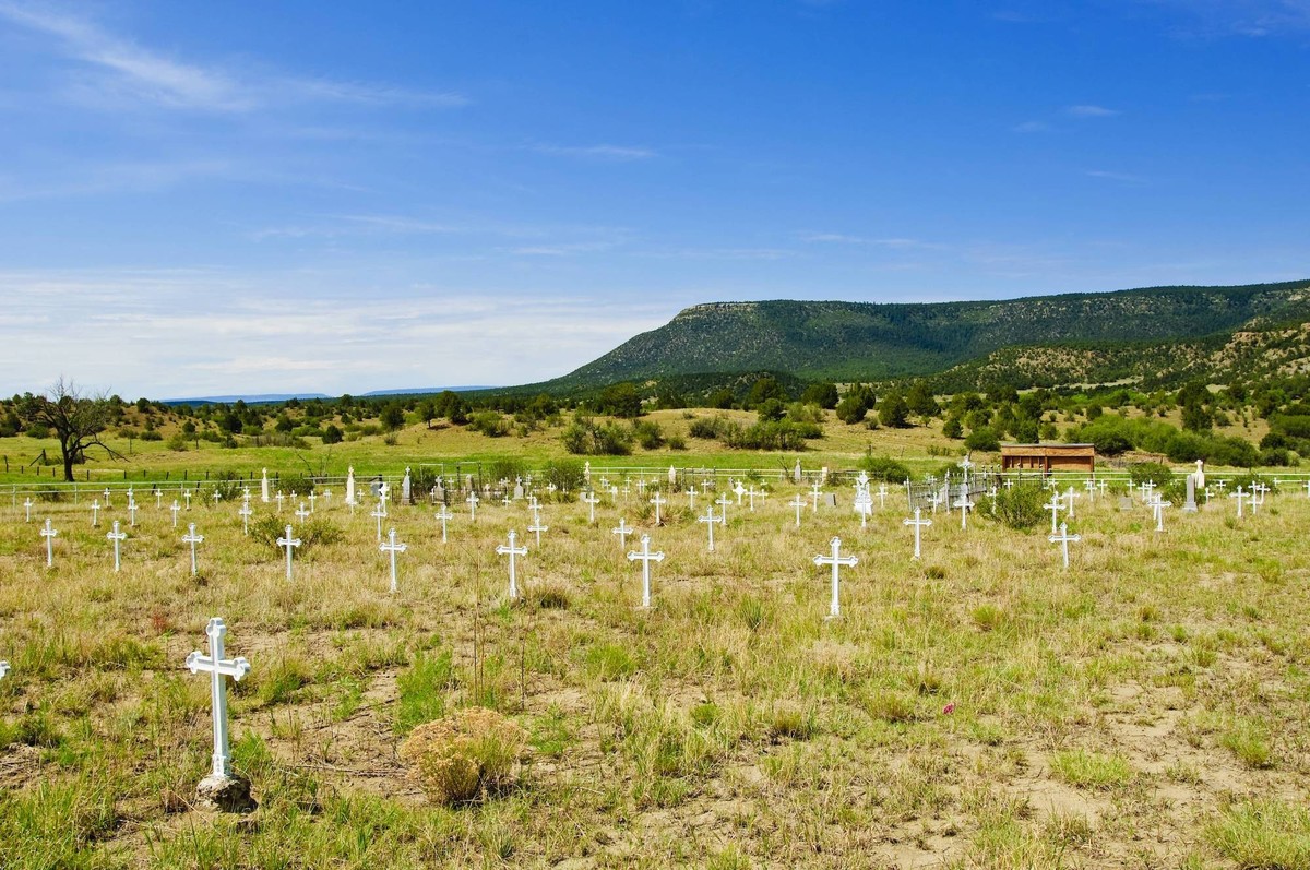 New Mexico. Historic Dawson Cemetery, New Mexico. PUBLICATIONxINxGERxSUIxAUTxONLY Copyright: xMichaelxDeFreitasx/xDanitaxDelimont US32 MDE0121

New Mexico Historic Dawson Cemetery New Mexico PUBLICA ...