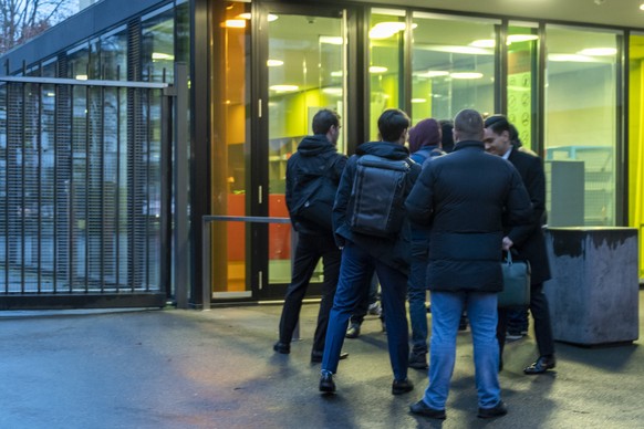 Das Gericht fuer Strafsachen in Basel, fotografiert am Montag, 3. Februar 2020. Das Strafgericht verhandelt nach Ausschreitungen zwischen gewalttaetigen Fans und der Polizei nach dem Fussballspiel FCB ...