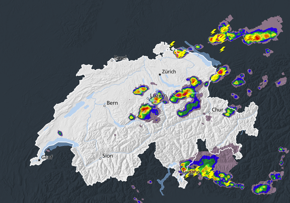 Gewitter Schweiz 19.4.26