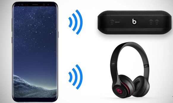 Du kannst die Tonausgabe von zwei Apps simultan auf zwei Geräte übertragen, etwa Musik von Spotify an einen Bluetooth-Lautsprecher und gleichzeitig das YouTube-Video über den Smartphone-Lautsprecher h ...