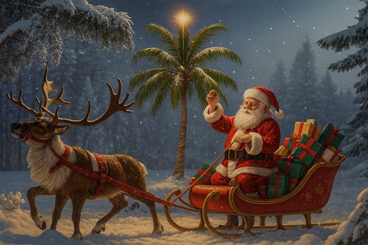 Aus Rücksichtnahme auf die kleinasiatische Herkunft des hl. Nikolaus.