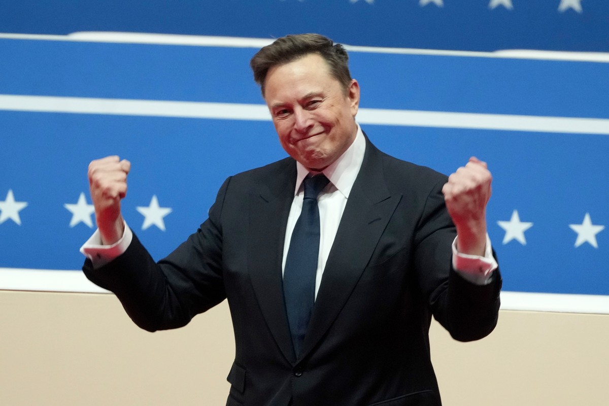 FILE - Elon Musk arrives to speak at an indoor Presidential Inauguration parade event in Washington, Jan. 20, 2025. (AP Photo/Matt Rourke, File)
Elon Musk
