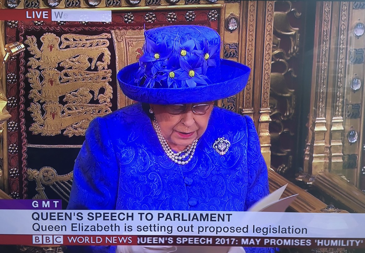 Queen's speech to parliament BREXIT