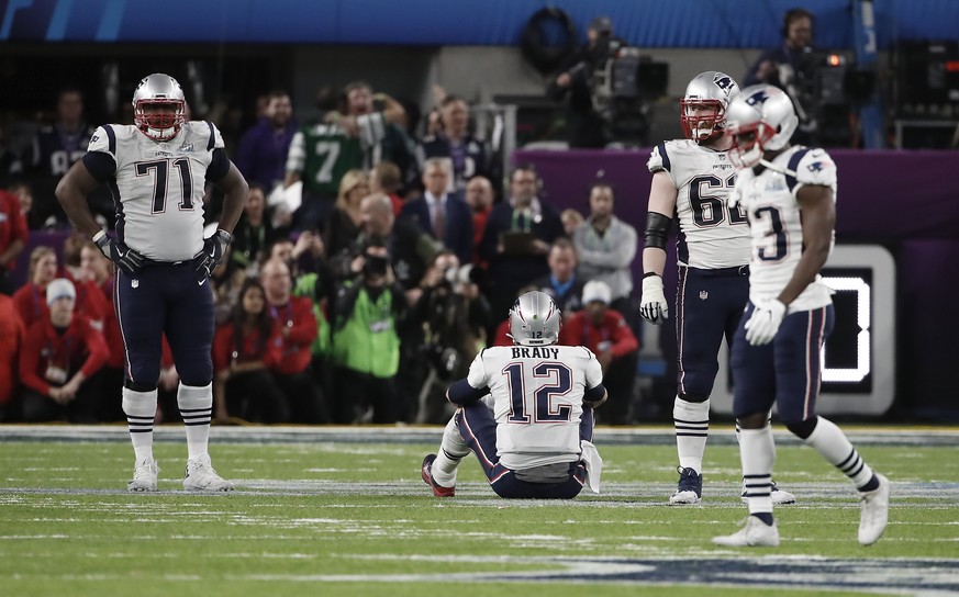 Tom Brady in ungewohnter Pose – kein sechster Super-Bowl-Ring für den «GOAT».