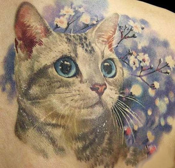 Katzen-Tattoo