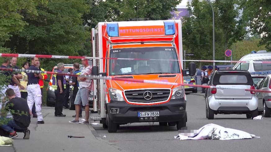 Polizeieinsatz in Stuttgart nach Mord, 1.8.2019
