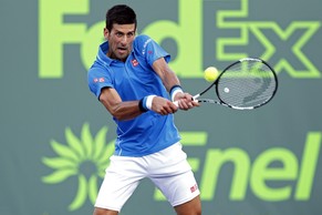 Djokovic spielt bisher gutes Tennis in Miami.