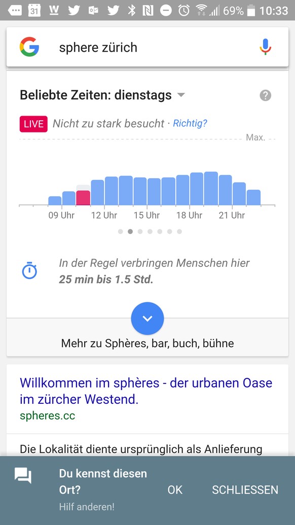 Ein Café in Zürich: Wer hier gemütlich einen Kaffee trinken möchte, sollte vor 12 Uhr dort sein.