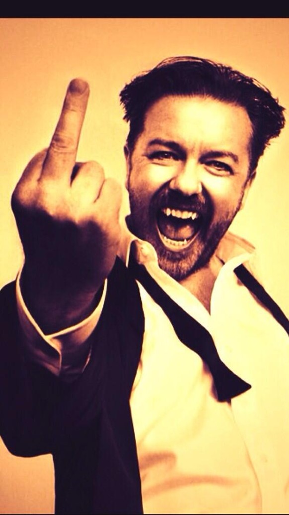 Eindeutig: Das Bild zu Ricky Gervais' Tweet.