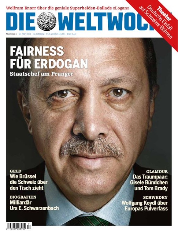 Zensür 😡 – Türkei sperrt Wikipedia
..und die Weltwoche, das Parteiblatt der SVP, fordert Fairness für Erdogan.