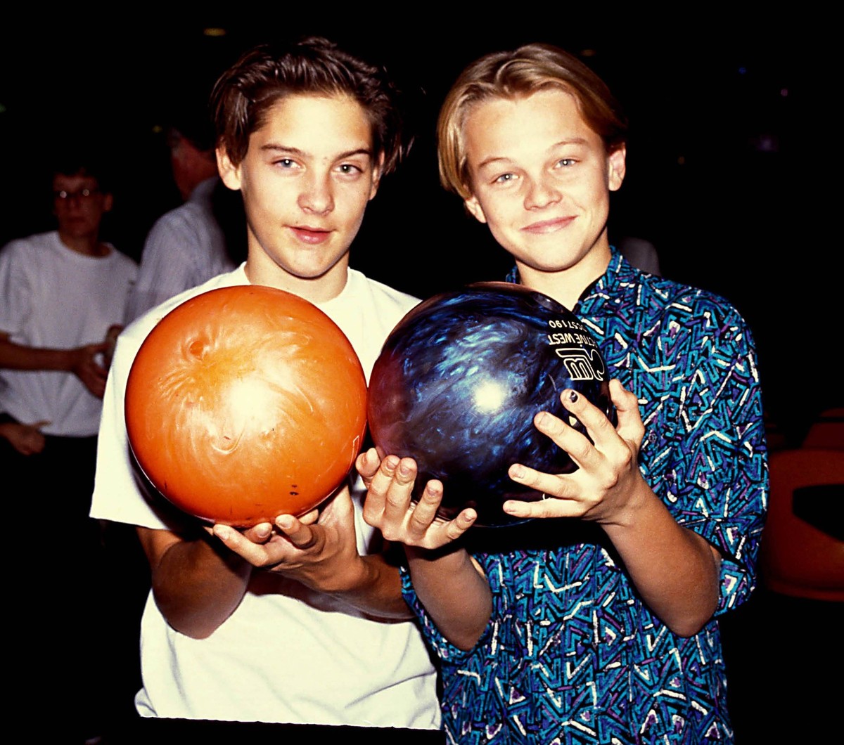 Apr. 5, 2011 - TOBEY MAGUIRE AND LEONARDO DICAPRIO. MARTHA NOBLE/ 1990 - ZUMAg49_