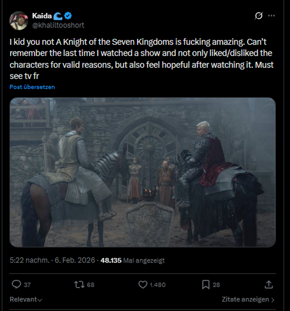 a knight of the seven kingdoms