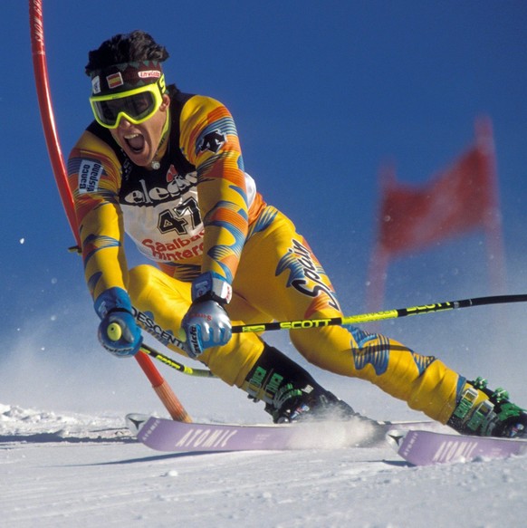 Alpine Ski-WM in Saalbach Hinterglemm, Riesenslalom der Herren: Vicente Tomas Hernandez (Spanien)

Alpine Ski World Cup in Saalbach Hinterglemm Giant slalom the men Vicente Tomas Hernandez Spain