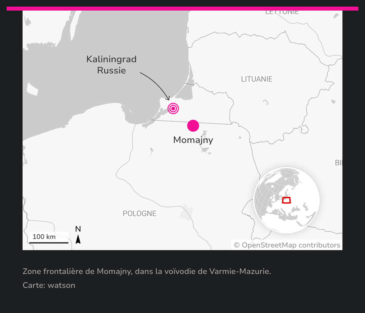 Momajny, dans la voïvodie de Varmie-Mazurie.