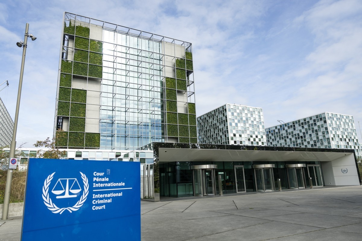 (FILES) This photograph shows a view of the International Criminal Court (ICC) in The Hague on September 23, 2026. Dutch Prime Minister Rob Jetten has pledged on October 9, 2026, to defend the Interna ...