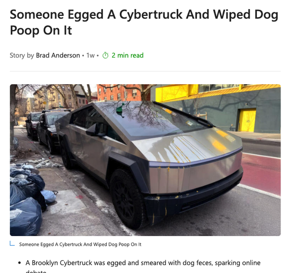 https://www.msn.com/en-us/news/technology/someone-egged-a-cybertruck-and-wiped-dog-poop-on-it/ar-AA1Asfir