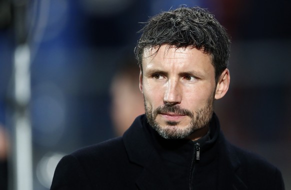 epa07528439 PSV coach Mark van Bommel is pictured during the Dutch Eredivisie match between Willem II Tilburg and PSV Eindhoven at Koning Willem II stadium, in Tilburg, the Netherlands, 25 April, 2019 ...