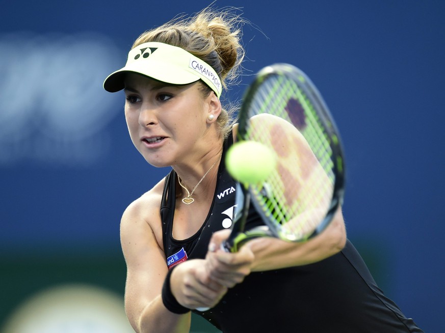 Belinda Bencic gewinnt gegen Eugenie Bouchard.