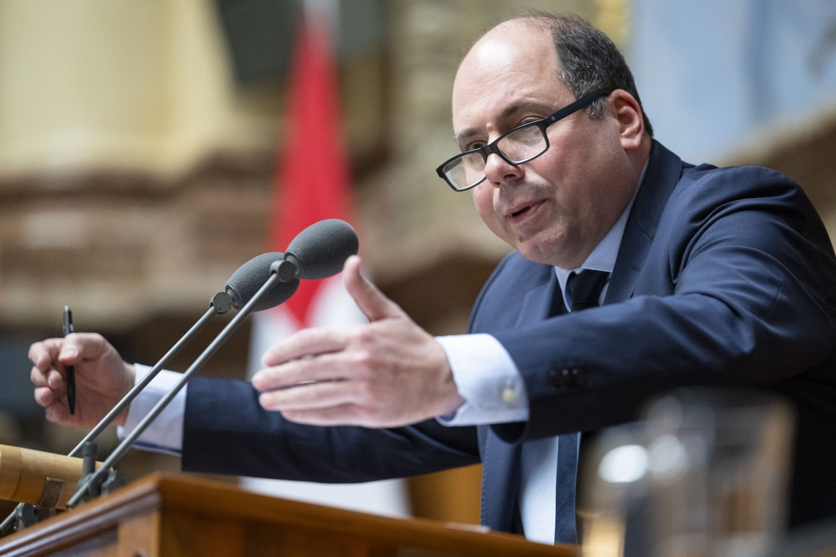 Mauro Tuena, SVP-ZH, spricht an der Fruehjahrssession der Eidgenoessischen Raete, am Montag, 2. Maerz 2026 im Nationalrat in Bern. (KEYSTONE/Andreas Becker)