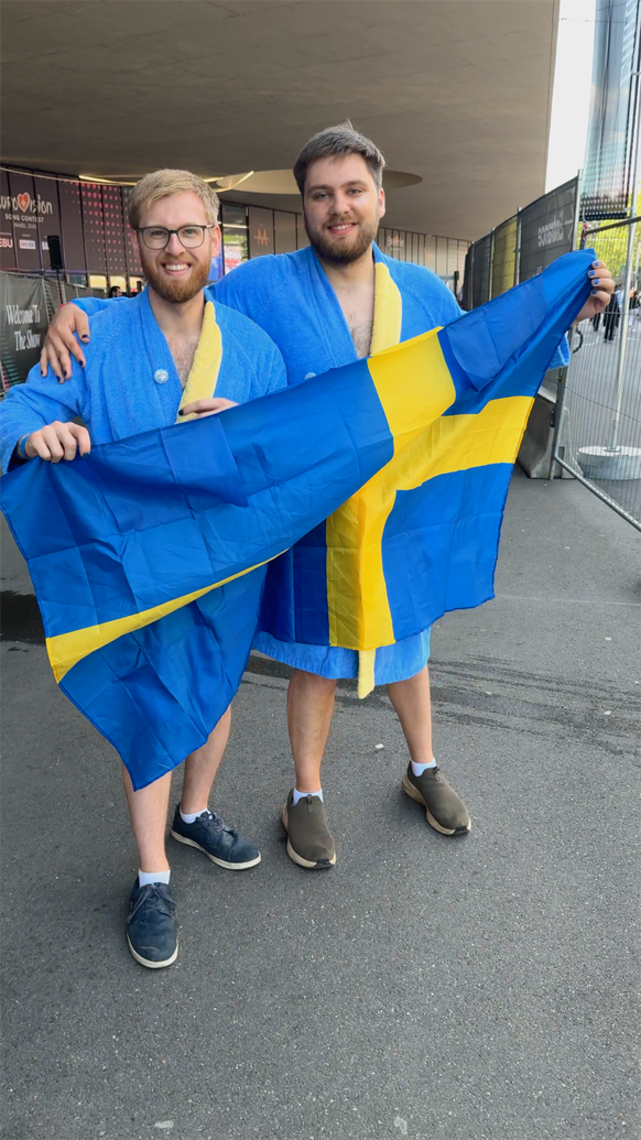 Schweden Fans ESC 2025.