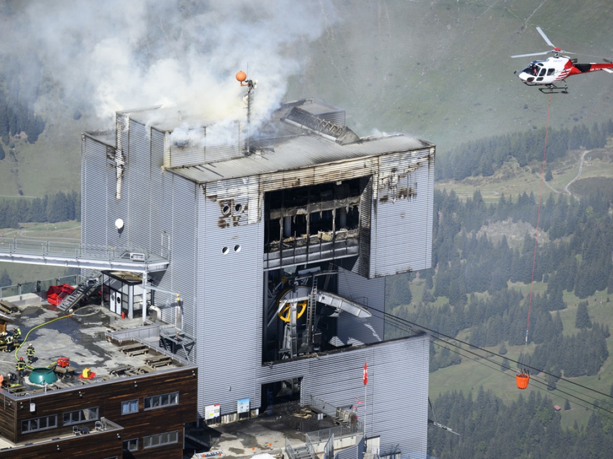 L'incendie a