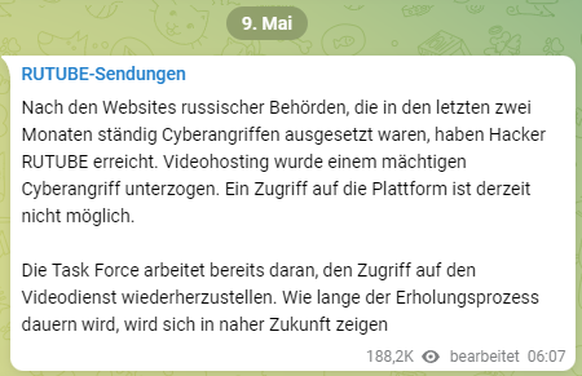Nachricht automatisch auf deutsch übersetzt.