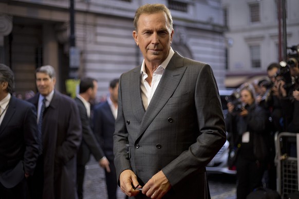 FILE - Actor Kevin Costner arrives at the premiere of "criminal" on April 7, 2016. Costner will turn 68 on January 18.  (Photo by Joel Ryan/Invision/AP, File) Kevin Costner
