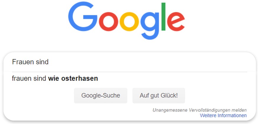 Google-Suche Frauen