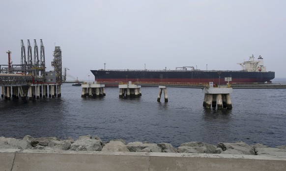 FILE - In this Sept. 21, 2016, file photo, an oil tanker approaches the new Jetty during the launch of a $650 million oil facility in Fujairah, United Arab Emirates. The state-run Abu Dhabi National O ...