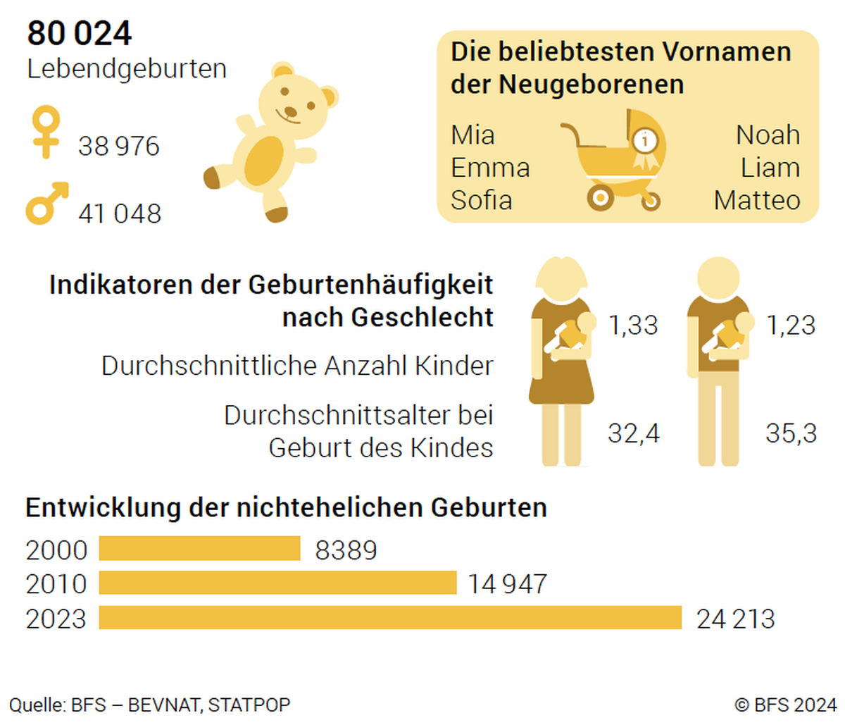 Die Bevölkerung der Schweiz
im Jahr 2023 BfS Statistik